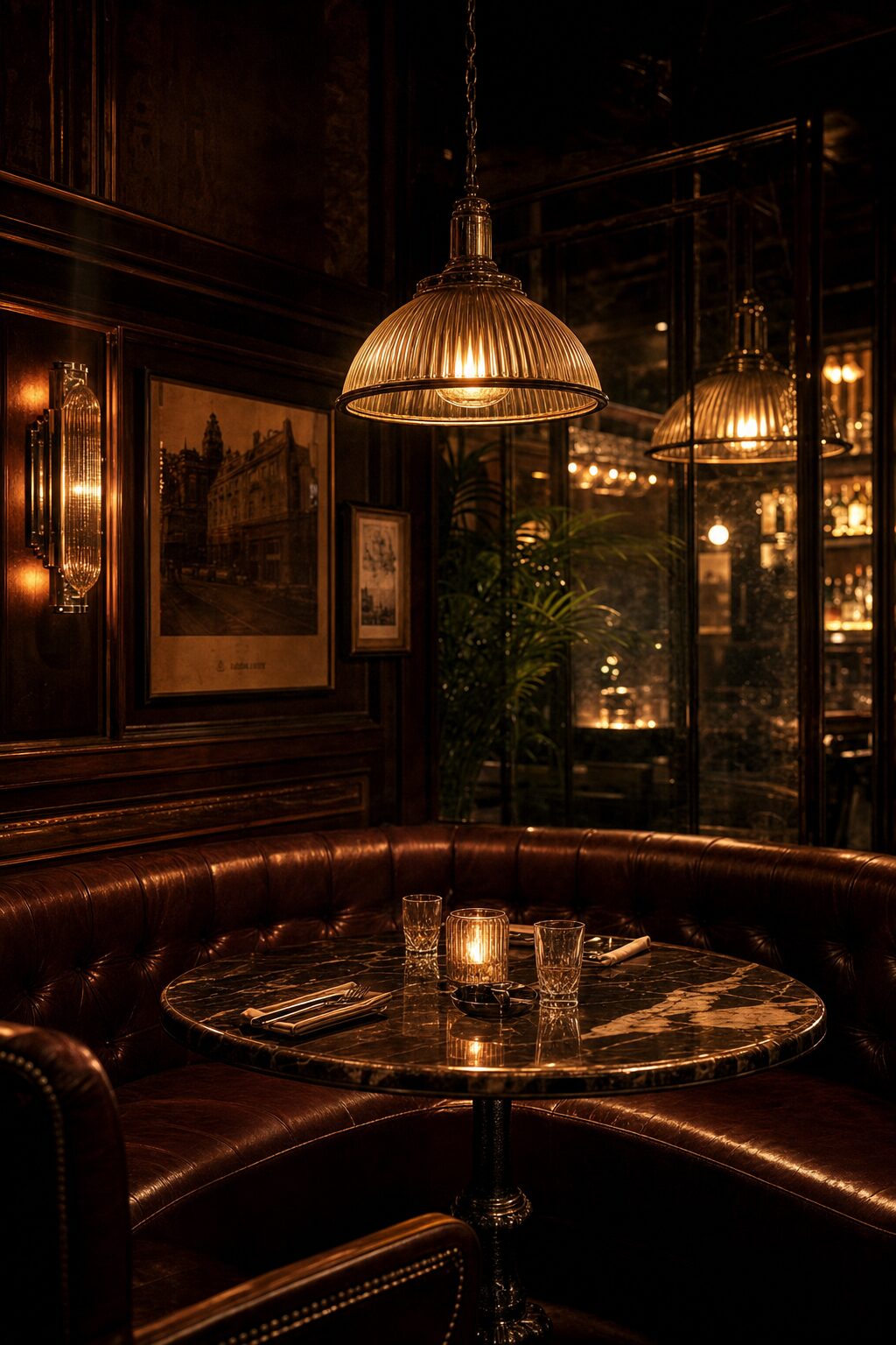 Designed brand interior with intentional ambiance